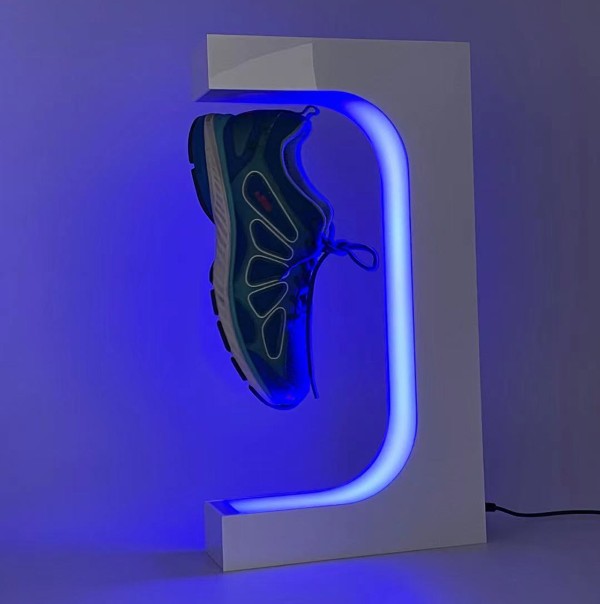 Magnetic Levitation Floating Shoe Display Sneaker Stand  Adjustable Shoe Promotion Rack Store Advertising Sample Suspended